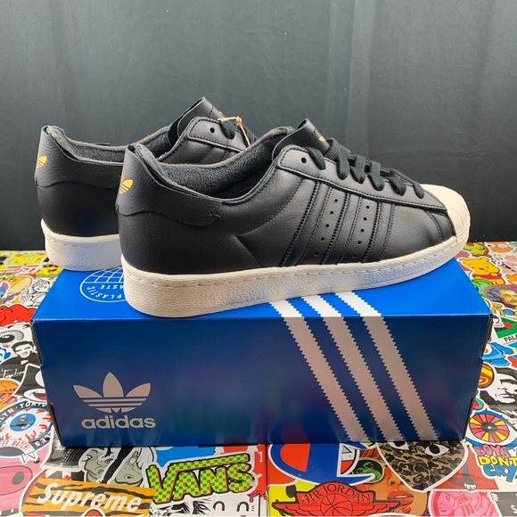 Adidas Superstar Sleek Black Men’s Various Sizes - Picture 2 of 13